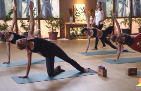 45 min Vinyasa Flow Aerial Yoga Lesson 1 - Lower Body, Intermediate -  Advanced Class