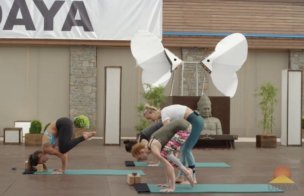 Crow Pose yoga tutorial